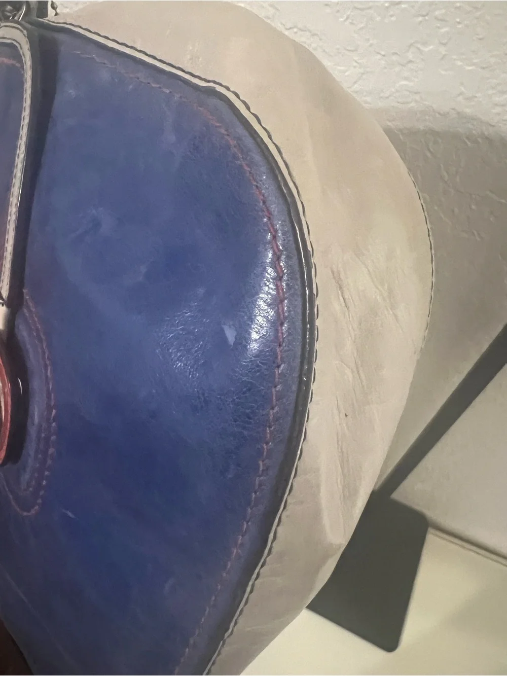 Coach Blue Leather Crossbody Bag - Picture 4 of 9